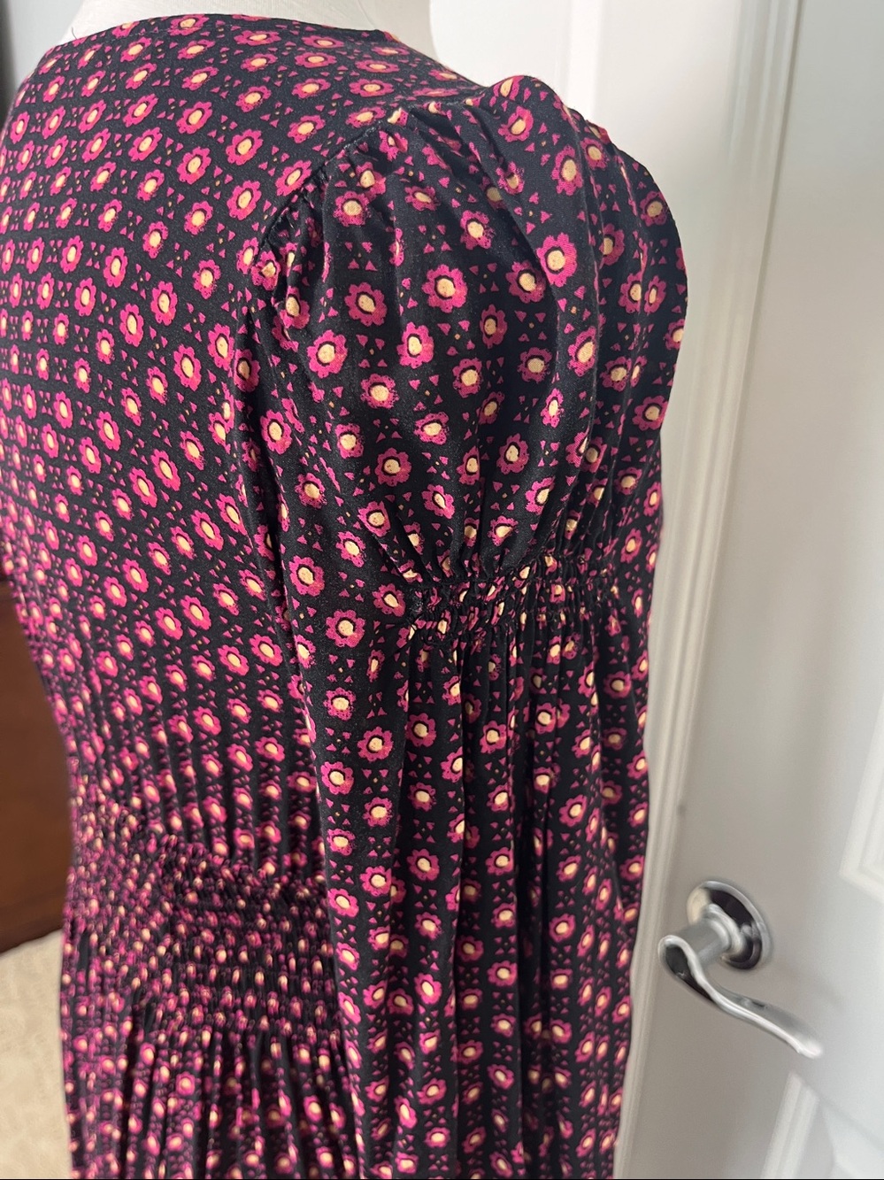 Free People Smocked Waist Boho Dress Size XS - Picture 10 of 10